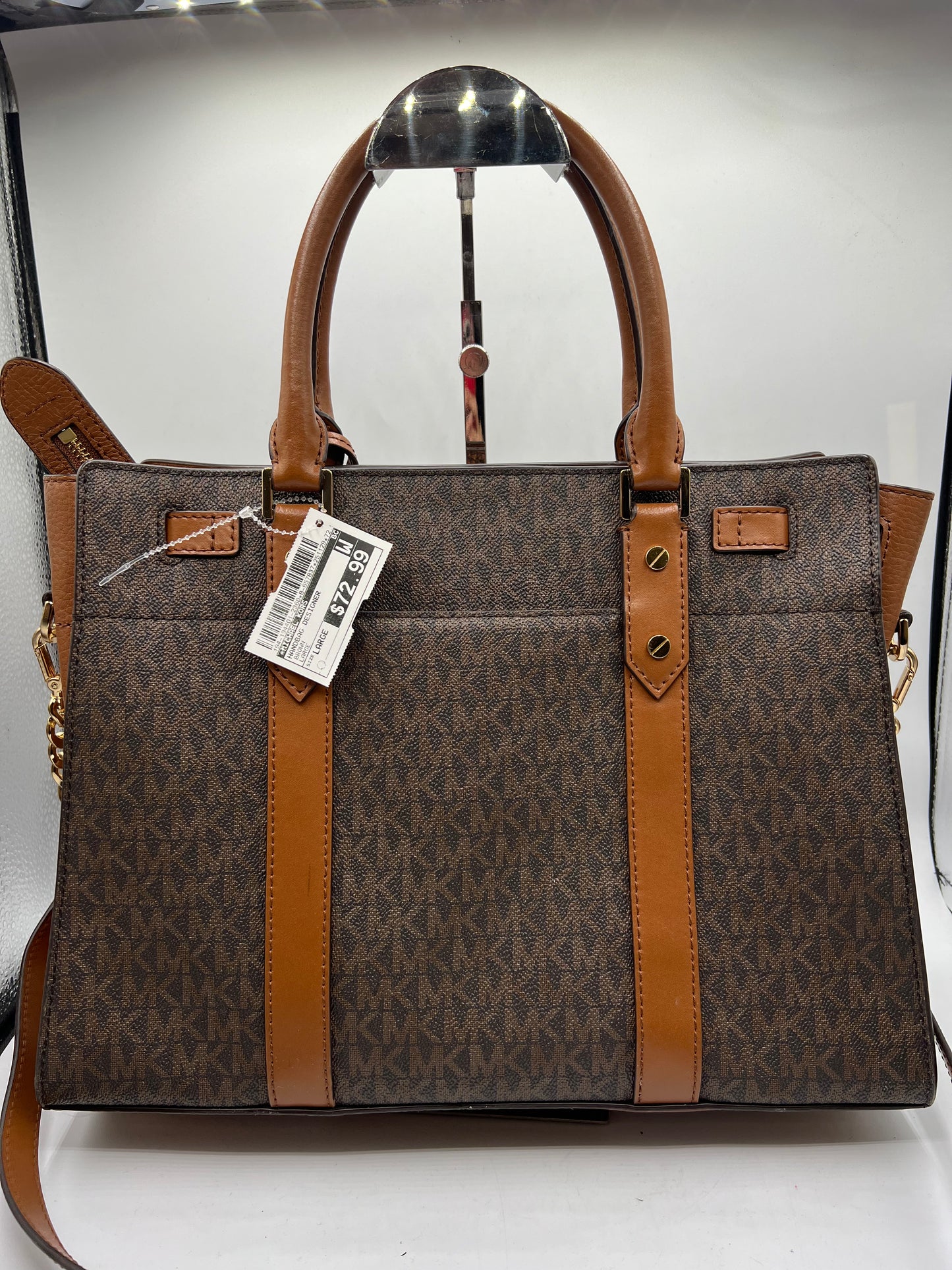 HANDBAG DESIGNER by MICHAEL KORS In BROWN, Size: LARGE