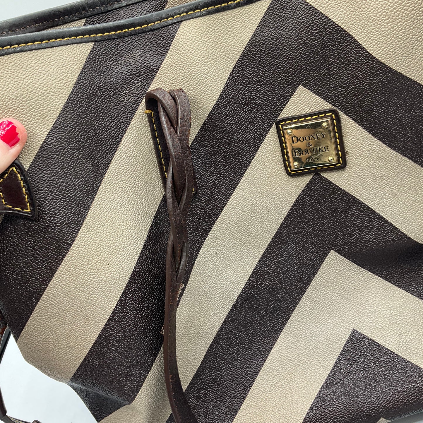 Handbag Designer By Dooney And Bourke, Size: Large