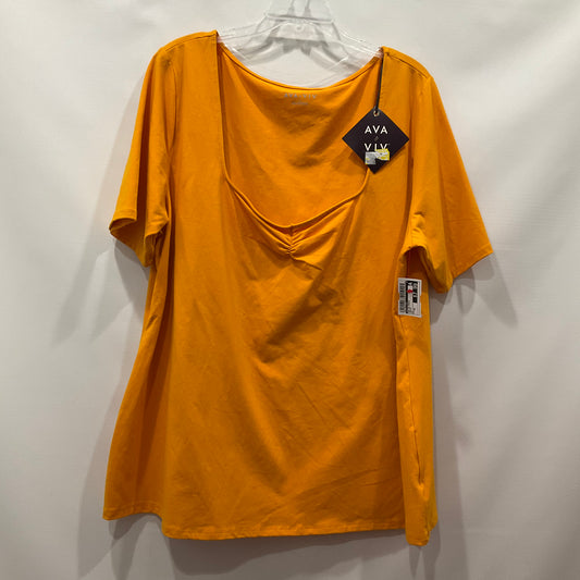Top Short Sleeve Basic By Ava & Viv  Size: 3x