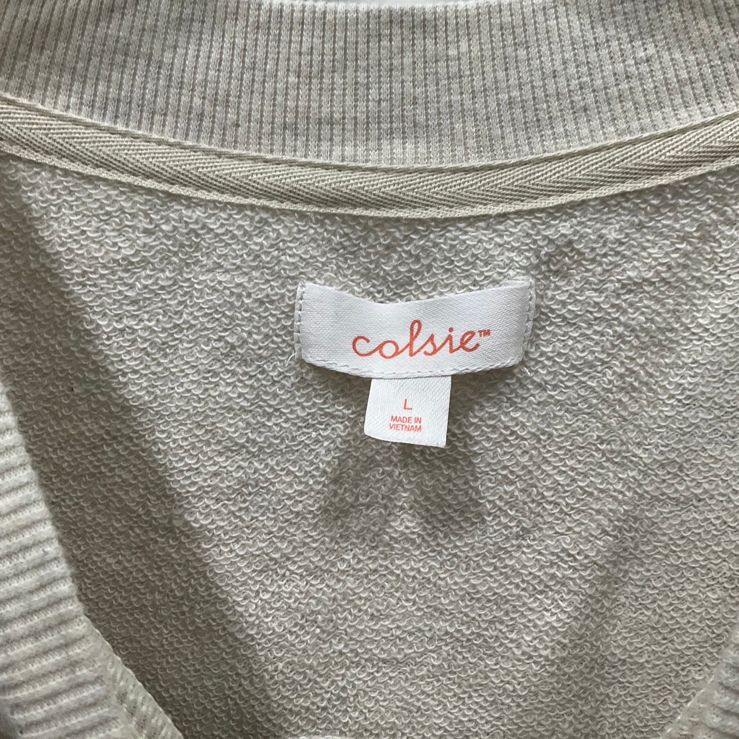 Sweatshirt Crewneck By Colsie  Size: L