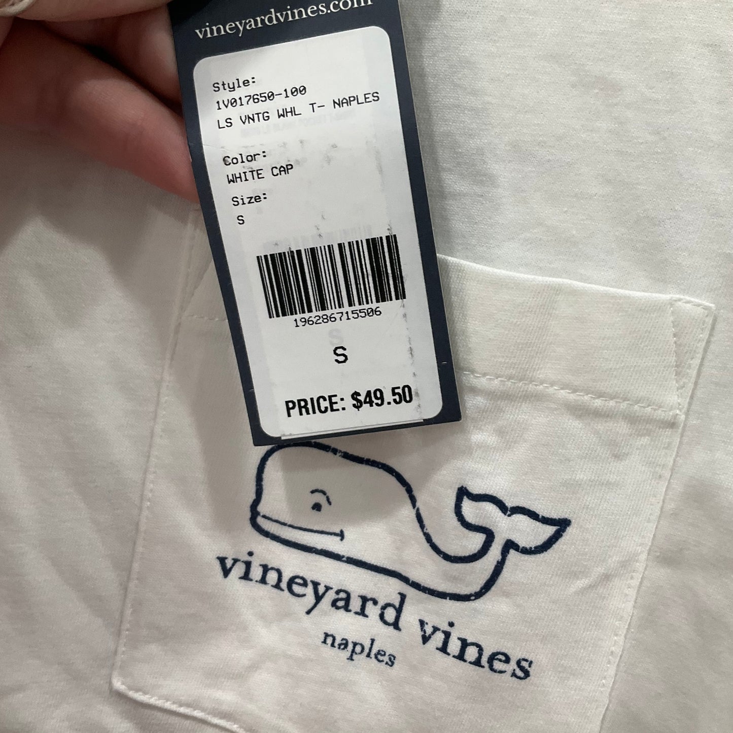 Top Long Sleeve By Vineyard Vines  Size: S